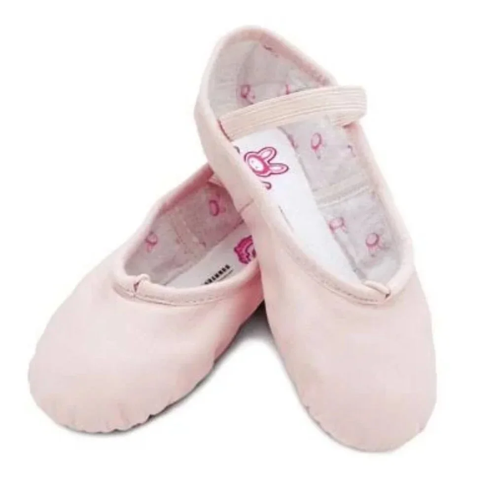 NEW BLOCH DANCE Bunnyhop Full Sole Leather Ballet Slipper Shoes Toddler Kid 8.5D